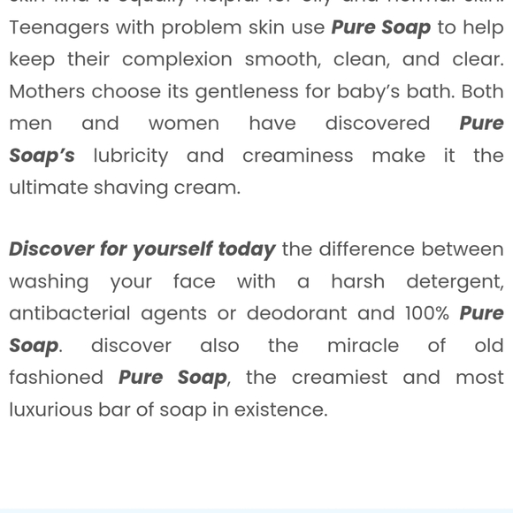 2 x Cal Ben ⭐ 5 Star Pure Soap Acne Aging No Fillers Phosphates Deadstock 2 bars - Picture 8 of 8